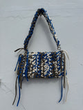 The Mini Acacia Bag in Blue & Grey